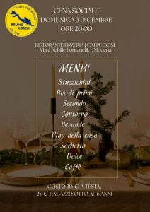 Scopri di più sull'articolo Cena sociale